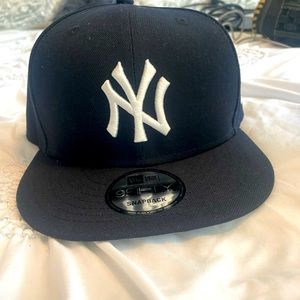 New Yankee Hat, flat billed, adjustable